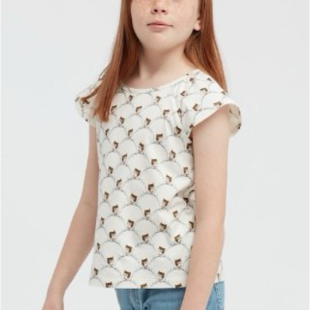 🆕 UNIQLO UT x PAUL & JOE Vintage Kitty Cat Print Tee XXS/XS